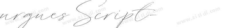 urgues Script字体转换